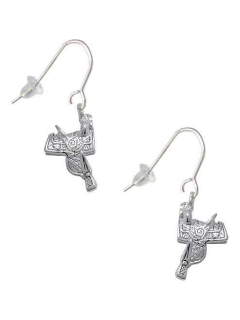 Western Saddle French Earrings