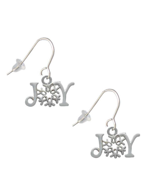 Joy with Snowflake French Earrings