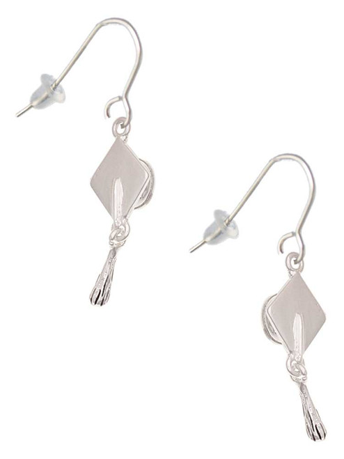 Graduation Hat French Earrings