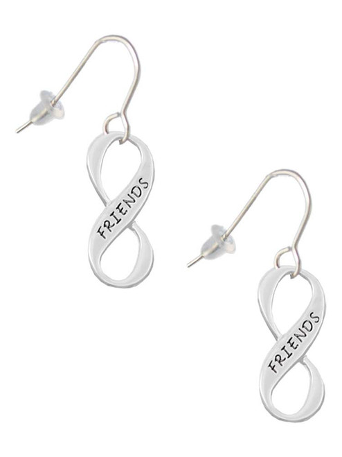 Friends Infinity Sign French Earrings