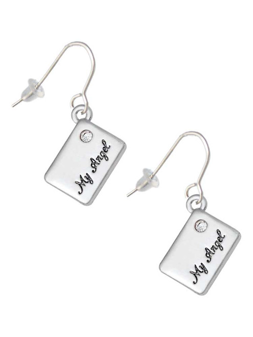 My Angel Envelope French Earrings