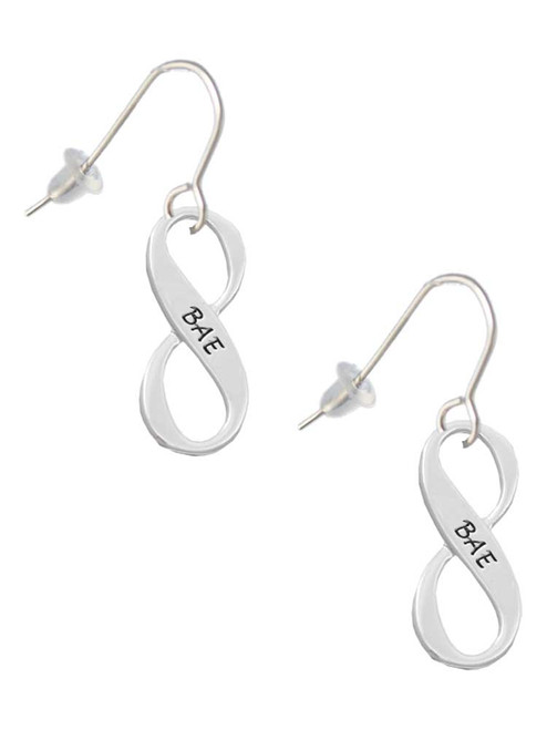 BAE Infinity Sign French Earrings