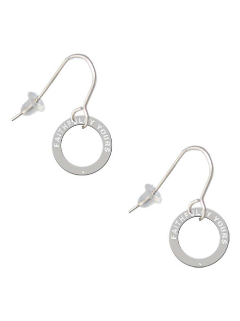 Faithfully Yours Eternity Ring French Earrings