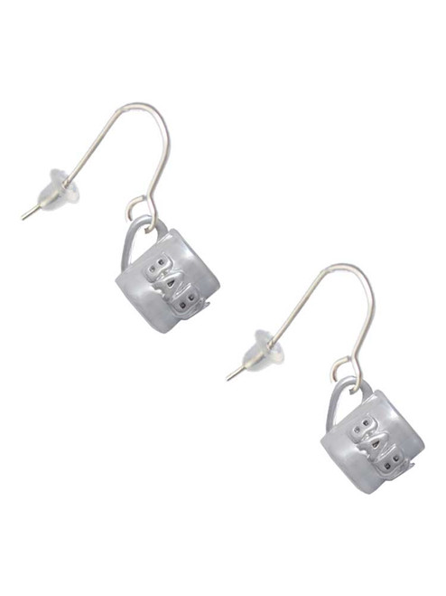 Baby Cup with Crystal French Earrings