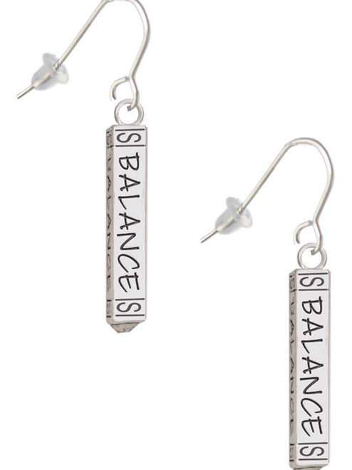 Balance Bar French Earrings