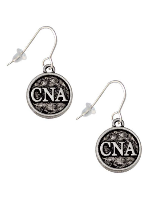 Nurse Caduceus Seal - CNA French Earrings