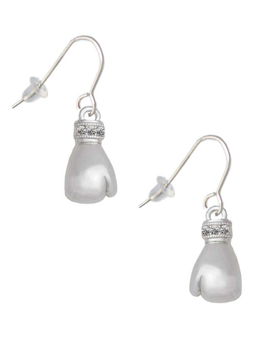 Large Boxing Glove French Earrings