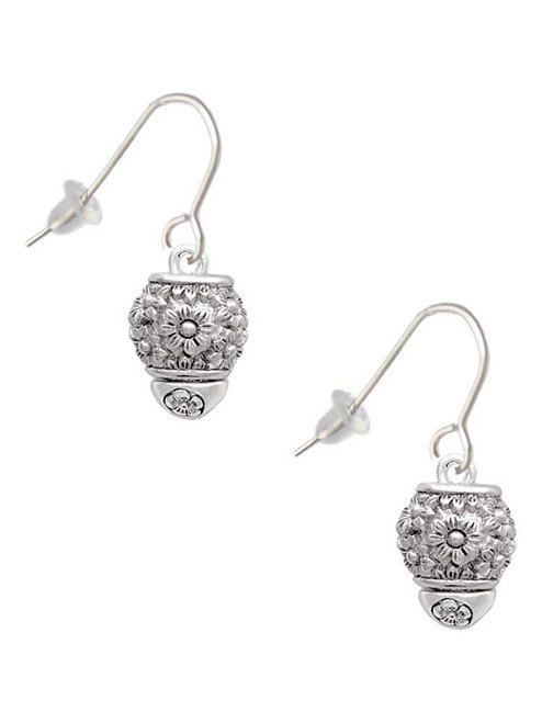 Flowers Spinner French Earrings