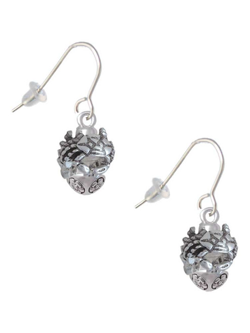 Crabs Spinner French Earrings