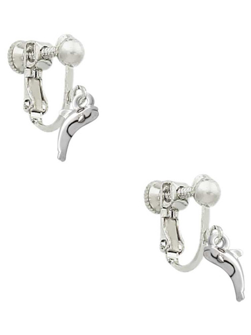 Mini Whale Clip On Earrings