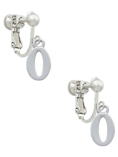 Number - 0 - Clip On Earrings
