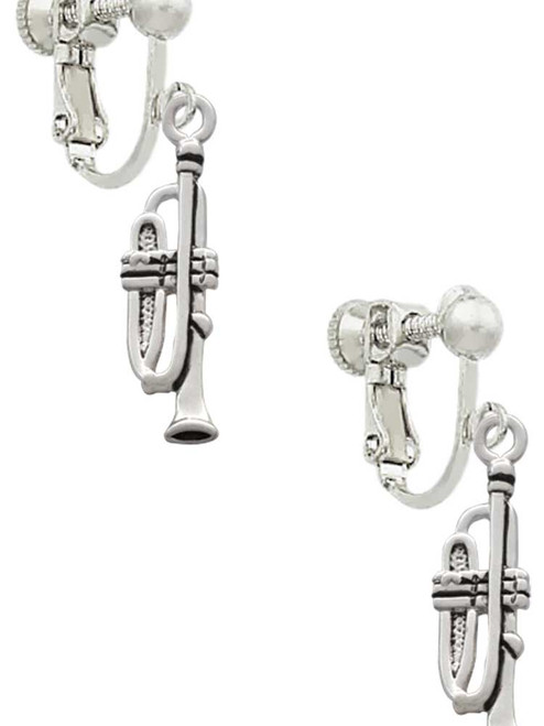 Trumpet Clip On Earrings