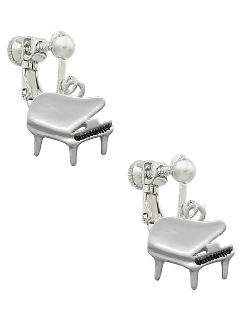 Piano Clip On Earrings