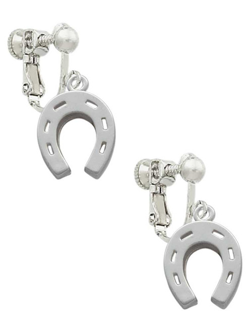 Horseshoe Clip On Earrings