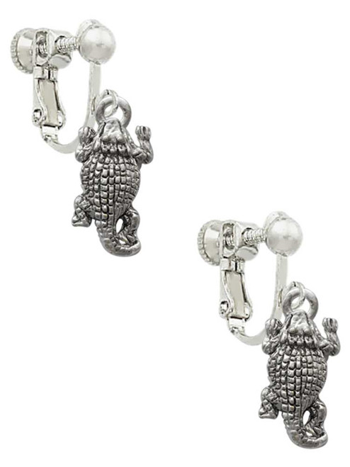 Horn Toad Clip On Earrings