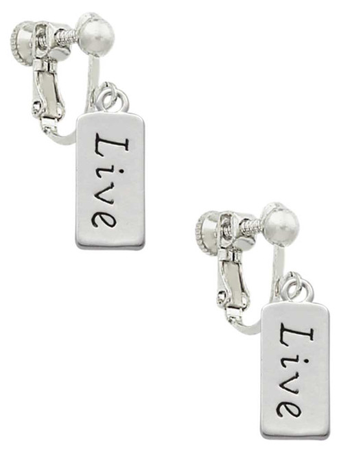 Live Clip On Earrings