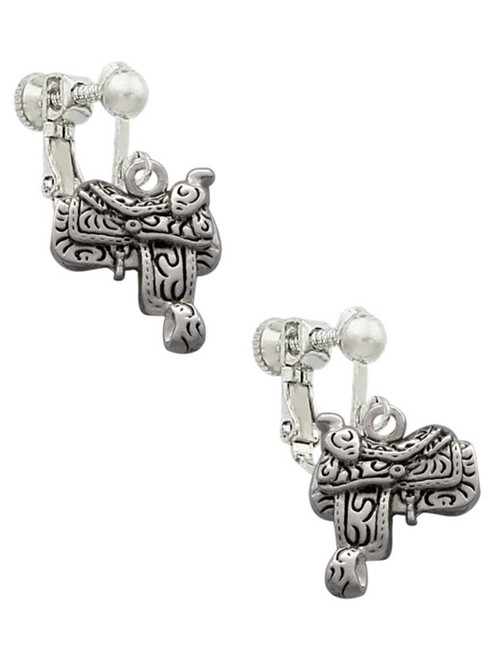 Saddle Clip On Earrings