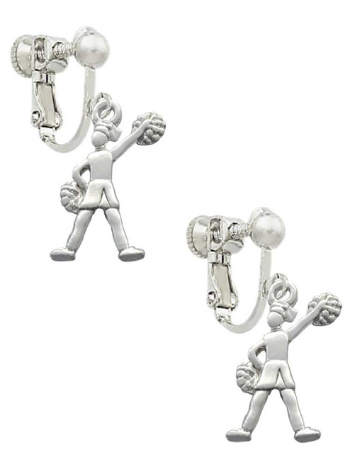 Cheerleader - Standing Clip On Earrings