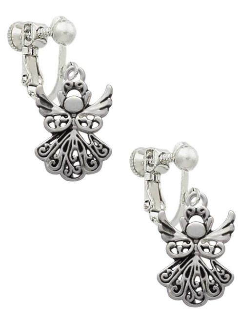 Angel Clip On Earrings