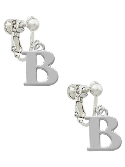 Large Greek Letter - Beta - Clip On Earrings