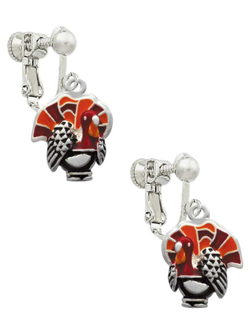 Turkey Clip On Earrings