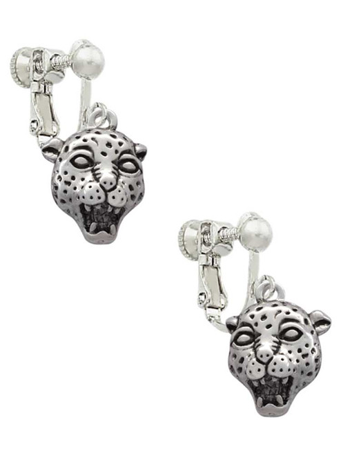 Small Jaguar - Mascot Clip On Earrings