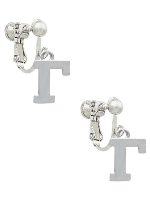 Large Greek Letter - Gamma - Clip On Earrings