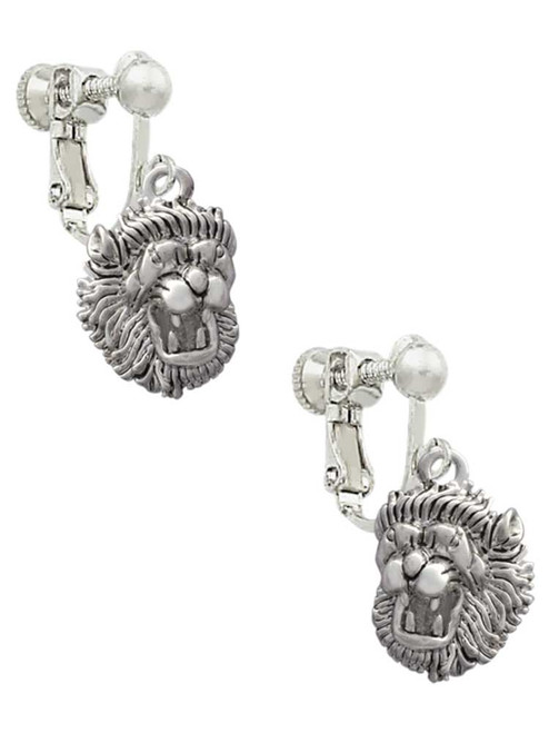 Small Lion - Mascot Clip On Earrings