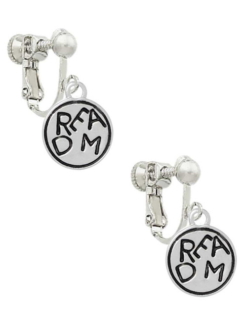 Dream in Circle Clip On Earrings