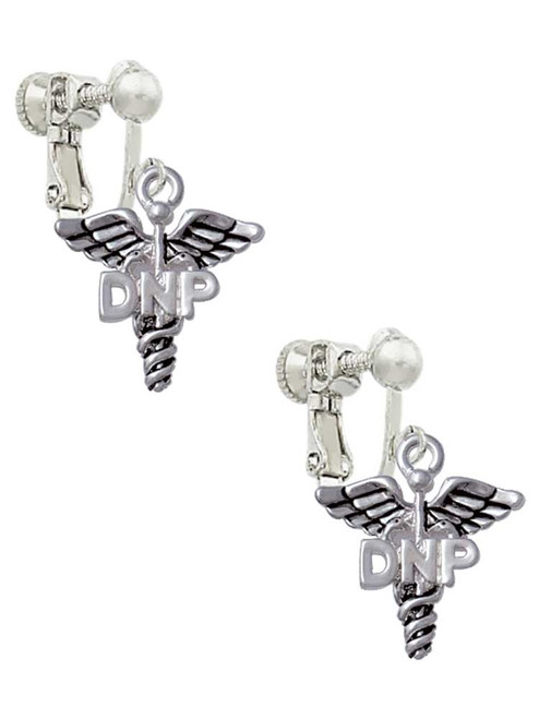 Caduceus - DNP Clip On Earrings