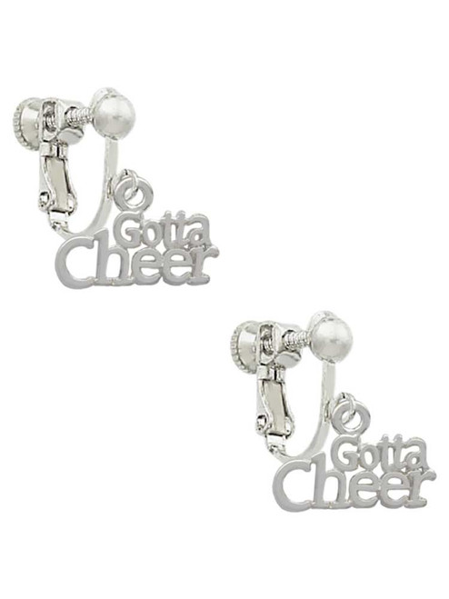 Gotta Cheer Clip On Earrings