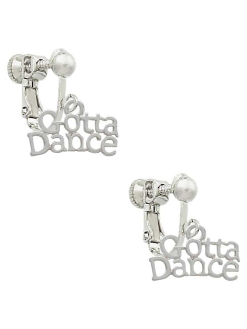Gotta Dance Clip On Earrings