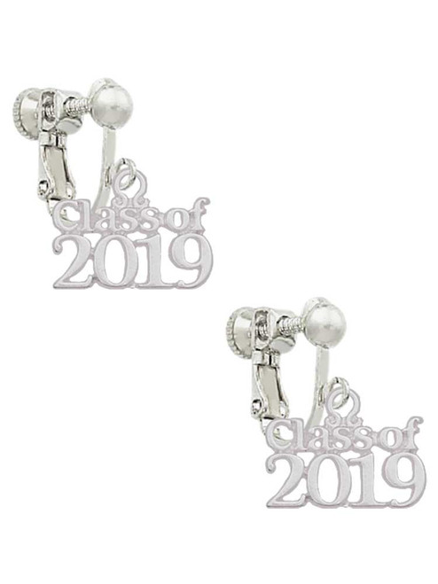 Class of 2019 Clip On Earrings