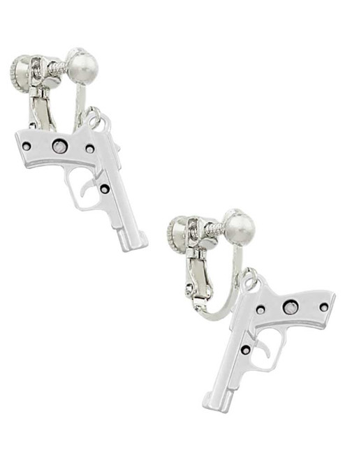 9mm Handgun Clip On Earrings