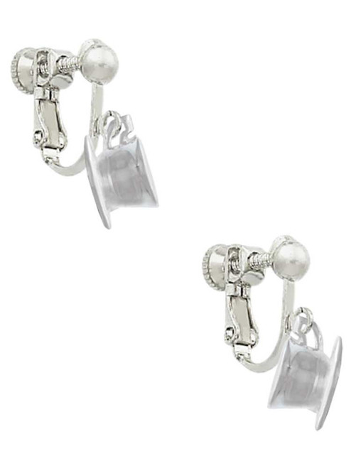 Tea Cup Clip On Earrings