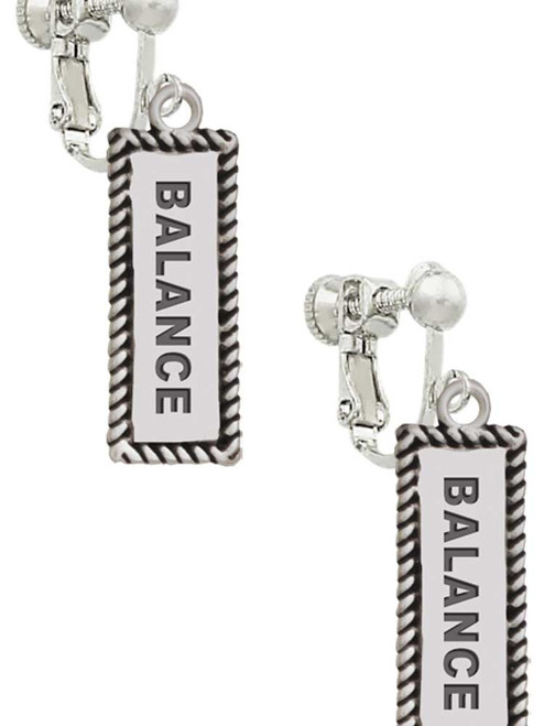 Balance Clip On Earrings