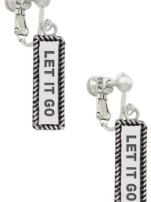 Let It Go Clip On Earrings
