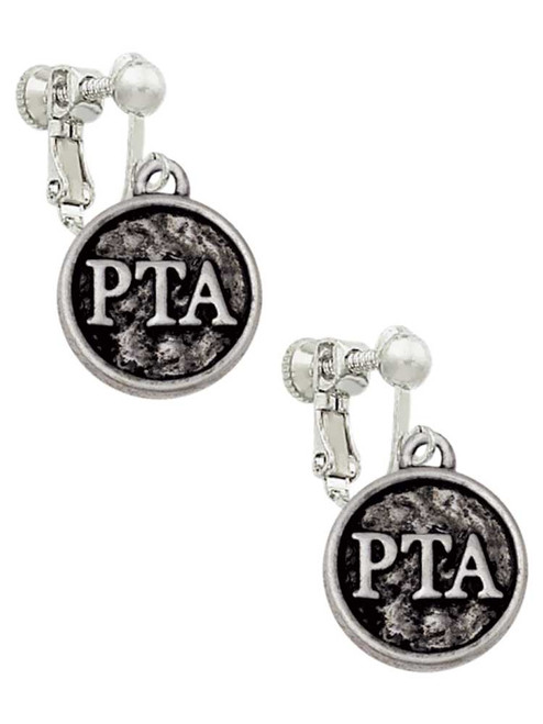 Physical Therapist Caduceus Seal - PTA Clip On Earrings