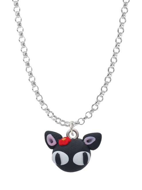 Fimo Clay Cute Kitty Charm Necklace