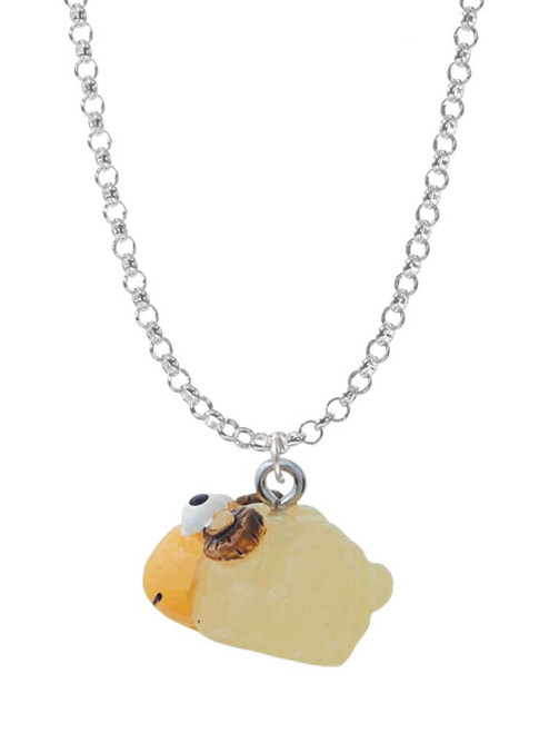 Resin Ram Charm Necklace