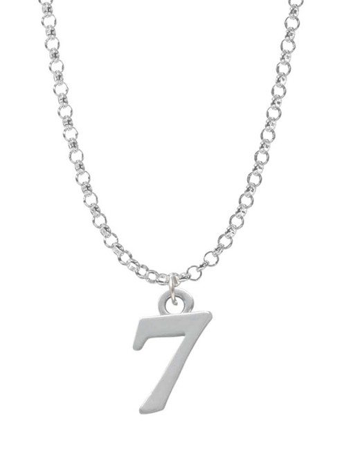 Number - 7 - Charm Necklace