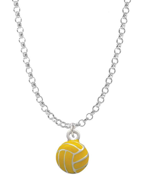 Mini Water Polo Ball Charm Necklace