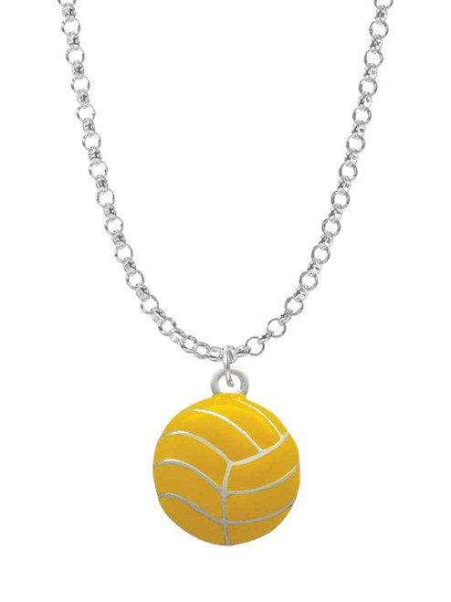 Large Water Polo Ball Charm Necklace