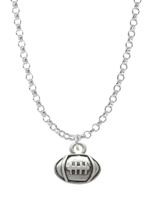 Mini Football Charm Necklace