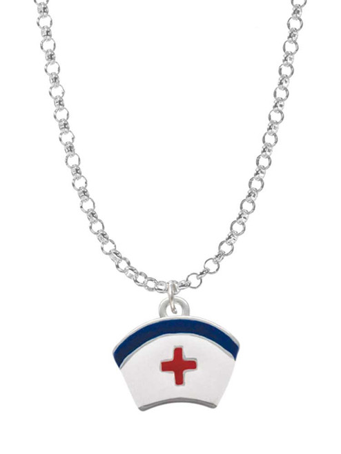 Nurse Hat Charm Necklace