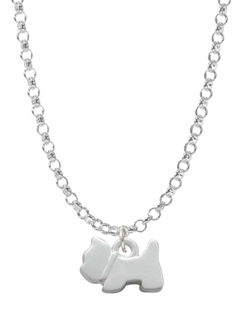 Mini Scottie Dog Charm Necklace