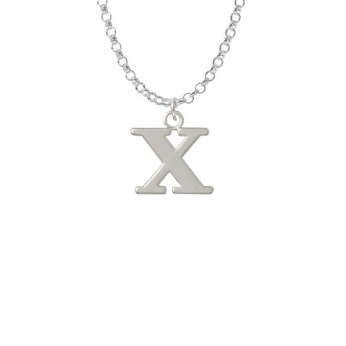Large Greek Letter - Chi - Charm Necklace