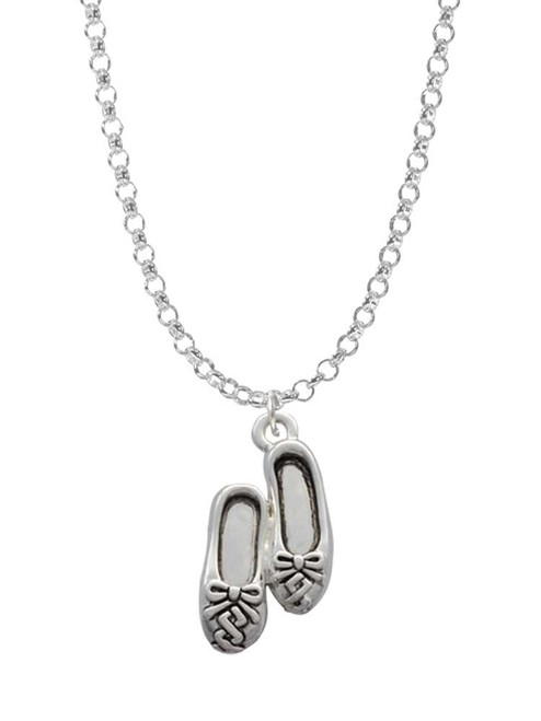 Ballet Slippers Charm Necklace