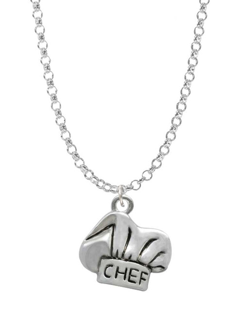 Chef Hat Charm Necklace