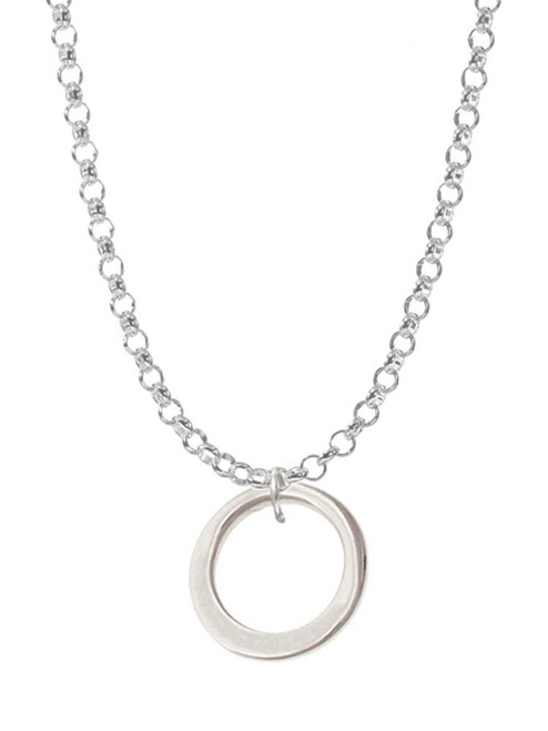 Medium Karma Ring Charm Necklace